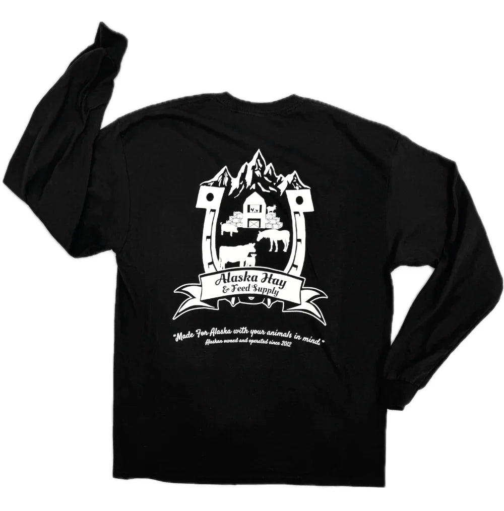 Alaska Hay & Feed Heavy Cotton™ Long Sleeve T-Shirt