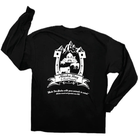 Alaska Hay & Feed Heavy Cotton™ Long Sleeve T-Shirt Alaska Hay & Feed Heavy Cotton™ Long Sleeve T-Shirt