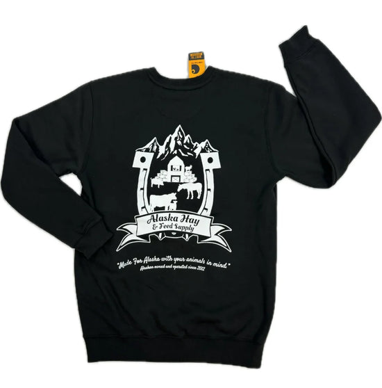 Alaska Hay & Feed Midweight Crewneck Sweatshirt Alaska Hay & Feed Midweight Crewneck Sweatshirt