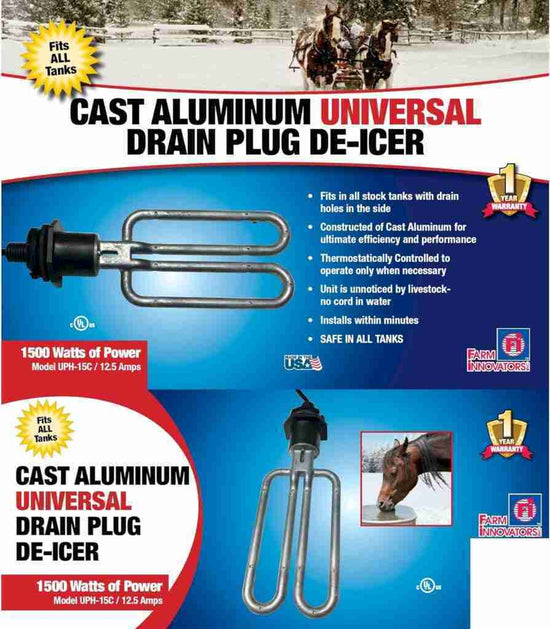 Universal Drain Plug De-Icer 1500W Universal Drain Plug De-Icer 1500W
