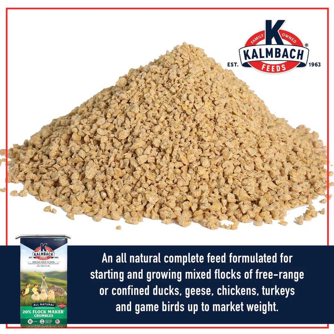 20% Flock Maker® (Crumble) All Purpose Feed