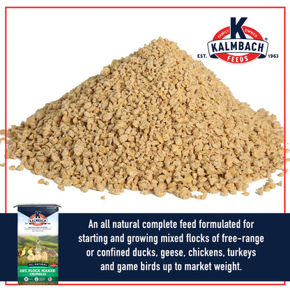 20% Flock Maker® (Crumble) All Purpose Feed
