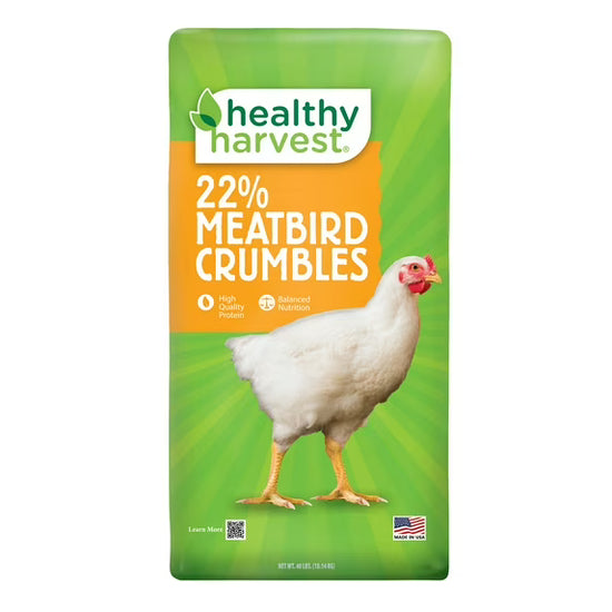 22% Meatbird Starter Crumbles 40lb