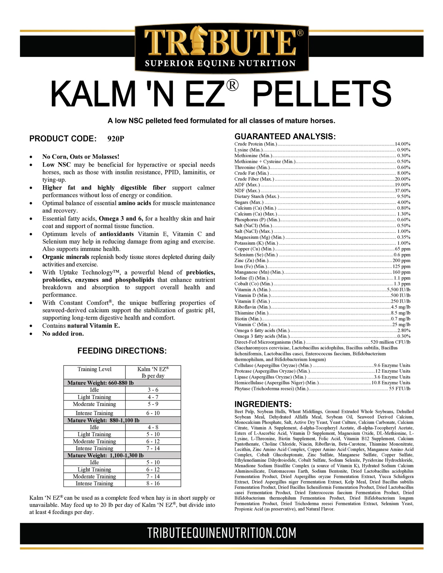 Kalm 'N EZ® Pellet