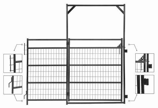 Mesh 7' Panel Gate