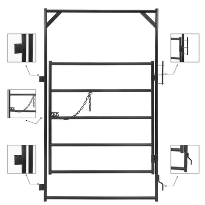 Medium Duty 4′ Walkthrough Frame Gate