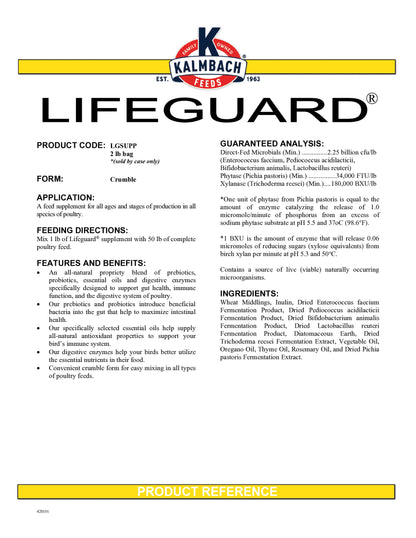 LifeGuard® Poultry Supplement