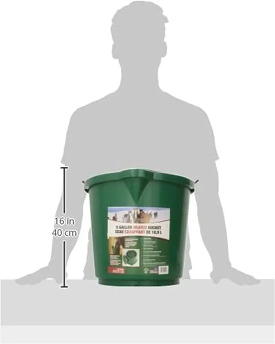 5 Gal Heated Flat-back Bucket