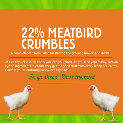 22% Meatbird Starter Crumbles 40lb