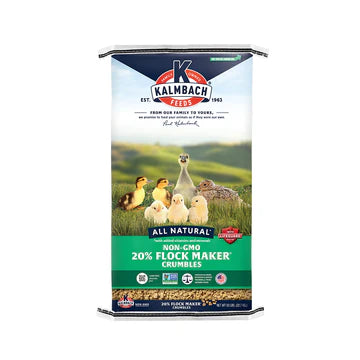 20% Flock Maker® (Non-GMO Crumble) All Purpose Feed