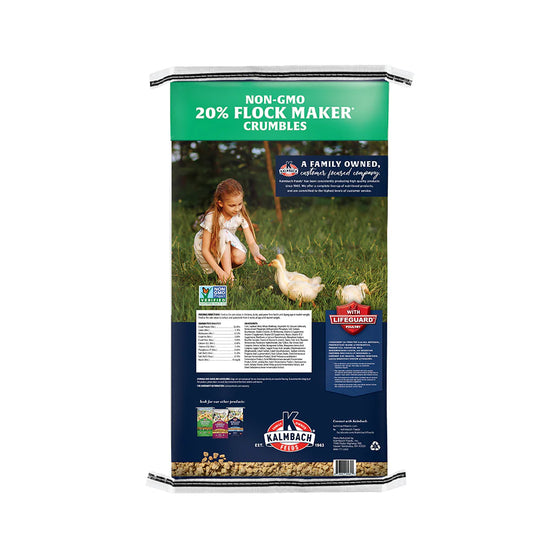 20% Flock Maker® (Non-GMO Crumble) All Purpose Feed